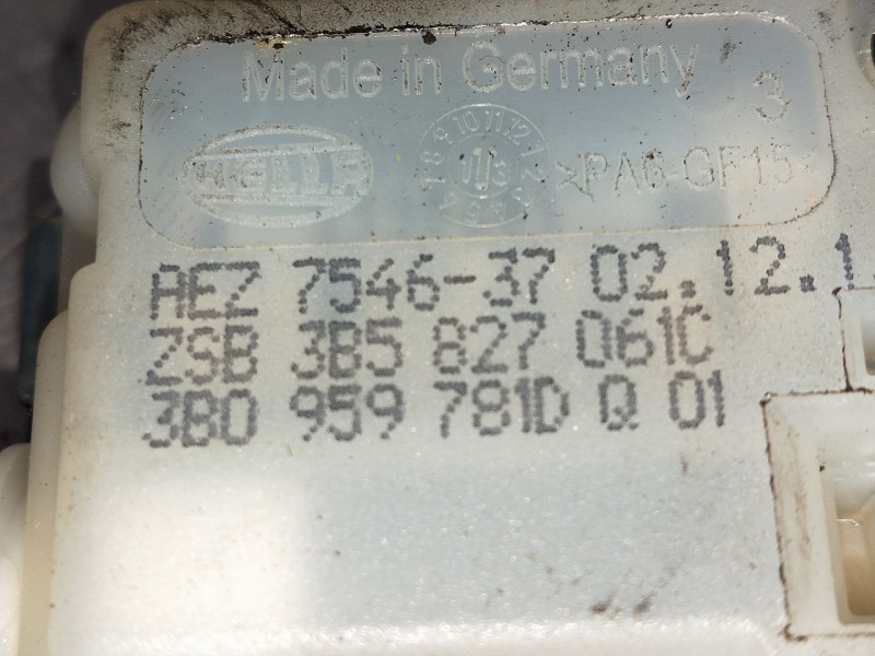 Recambio de modulo electronico para volkswagen caddy ka/kb (2c) combi bluemotion referencia OEM IAM 3B5827061C 3B0959781D 