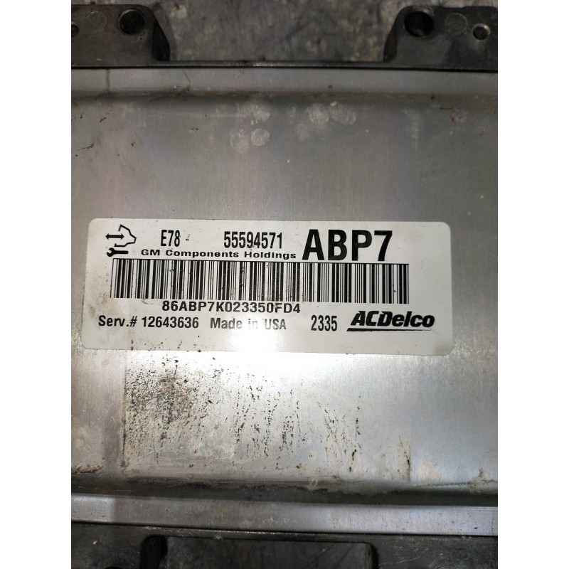 Recambio de centralita motor uce para opel corsa d 1.2 cat (a 12 xer / ldc) referencia OEM IAM 55594571 12643636 