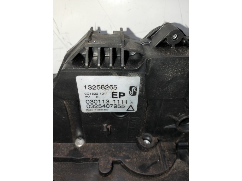 Recambio de motor cierre centralizado trasero izquierdo para opel corsa d 1.2 cat (a 12 xer / ldc) referencia OEM IAM 13258265  
