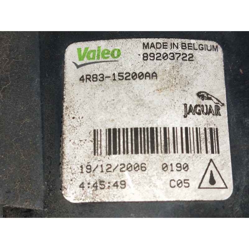 Recambio de faro antiniebla derecho para jaguar x-type wagon 2.0 d classic referencia OEM IAM 89203722 4R8315200AA 
