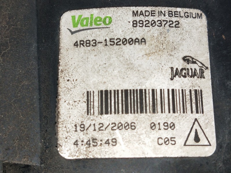 Recambio de faro antiniebla derecho para jaguar x-type wagon 2.0 d classic referencia OEM IAM 89203722 4R8315200AA 