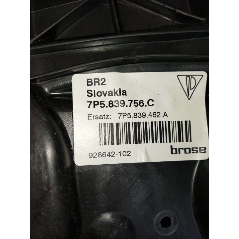 Recambio de elevalunas trasero derecho para porsche cayenne (typ 92aa) diesel referencia OEM IAM 7P5839756C 928642102 