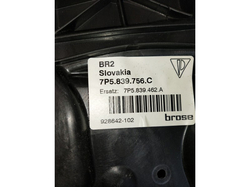 Recambio de elevalunas trasero derecho para porsche cayenne (typ 92aa) diesel referencia OEM IAM 7P5839756C 928642102 