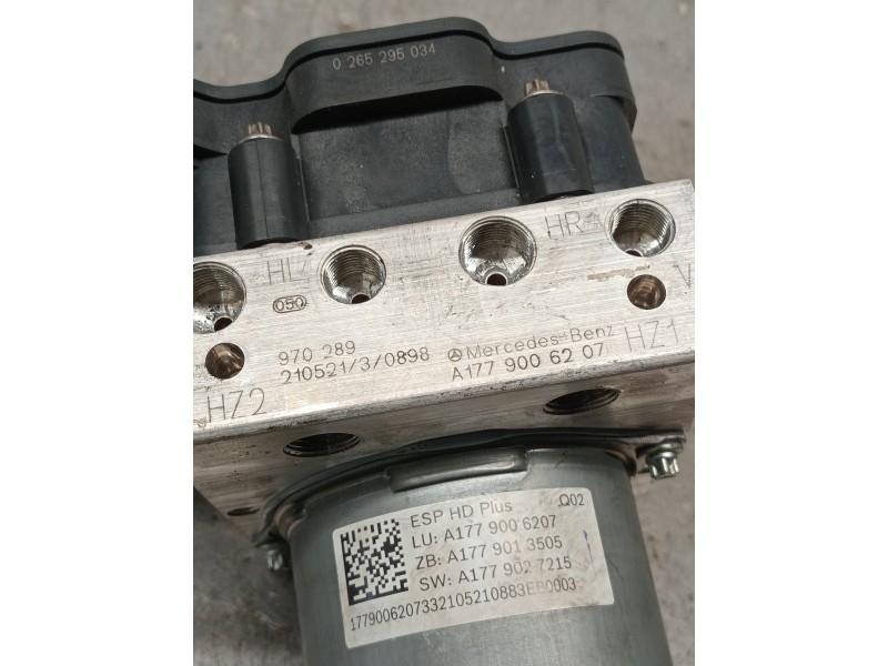 Recambio de abs para mercedes clase a (bm 177) a 200 d (177.012) referencia OEM IAM A1779006207 A1779013505 A1779027215