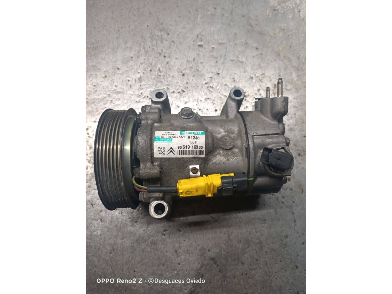 Recambio de compresor aire acondicionado para peugeot 307 cc (s2) básico referencia OEM IAM 9651910980  
