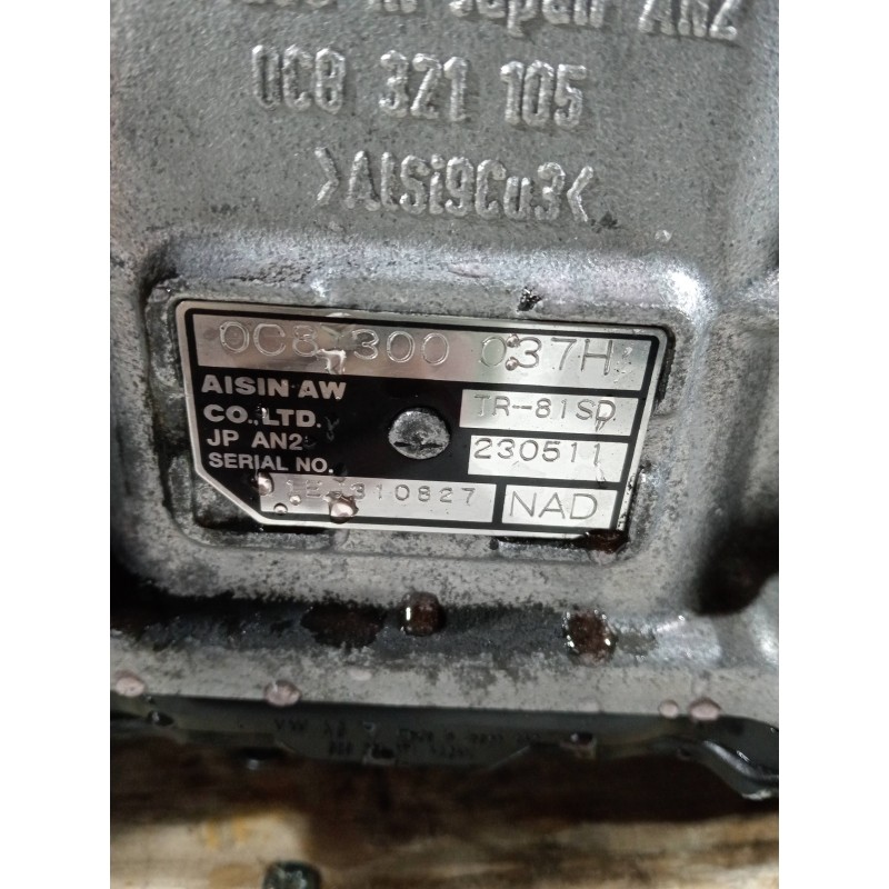 Recambio de caja cambios para porsche cayenne (typ 92aa) diesel referencia OEM IAM NAD 300037H TR815D 230511 11EW5310827 NAD AUT