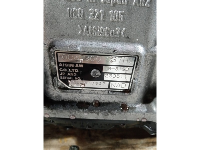 Recambio de caja cambios para porsche cayenne (typ 92aa) diesel referencia OEM IAM NAD 300037H TR815D 230511 11EW5310827 NAD AUT