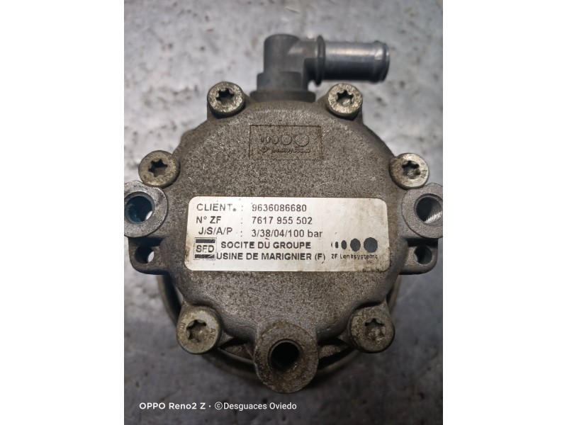 Recambio de bomba direccion para citroen c5 berlina collection referencia OEM IAM 9636086680  