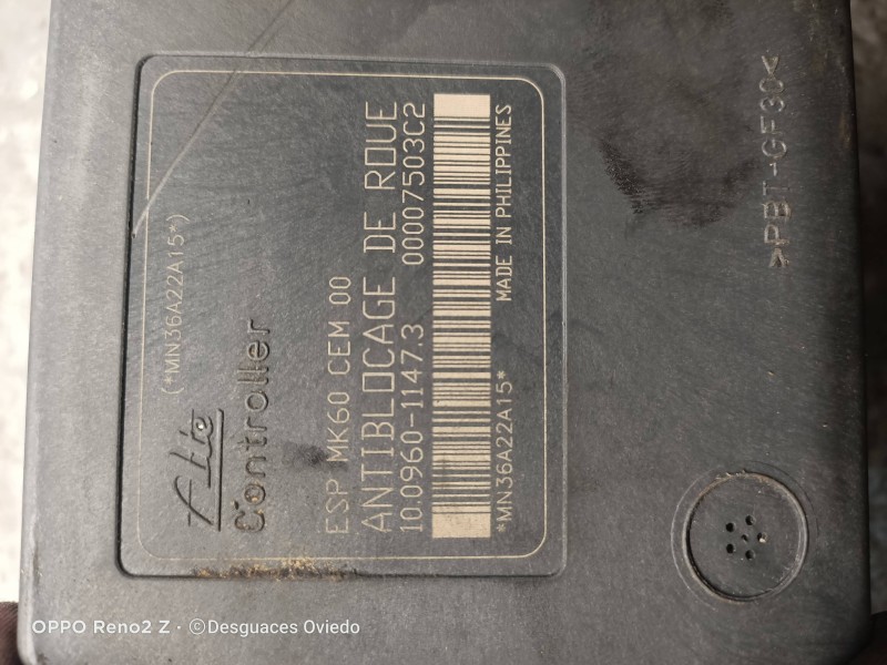 Recambio de abs para citroen c5 berlina collection referencia OEM IAM 10096011473 10020600643 