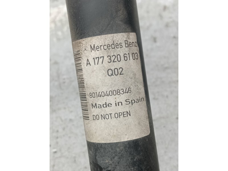 Recambio de amortiguador trasero izquierdo para mercedes clase a (bm 177) a 200 d (177.012) referencia OEM IAM A1773206103 80140
