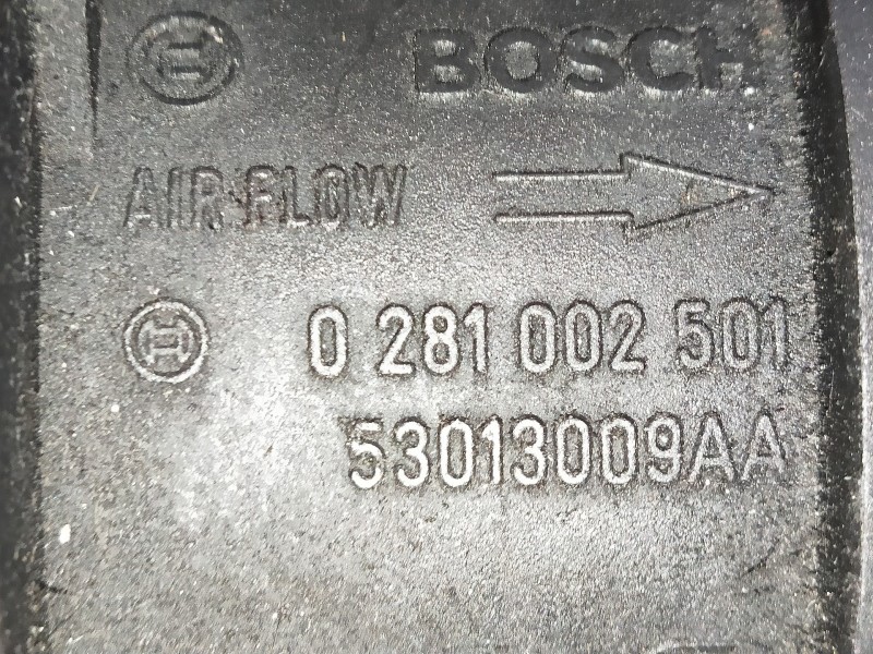 Recambio de caudalimetro para jeep gr.cherokee (wj/wg) 2.7 crd limited referencia OEM IAM 0281002501 53013009AA BOSCH