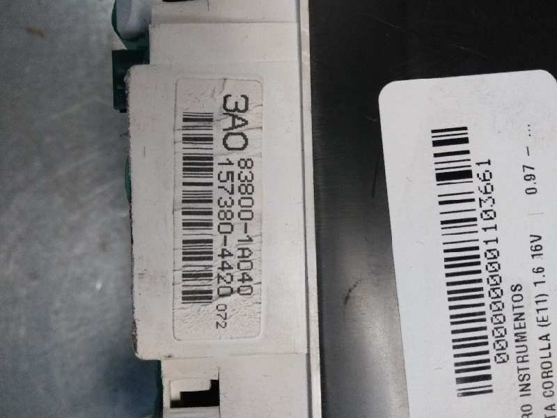 Recambio de cuadro instrumentos para toyota corolla (e11) 1.6 16v referencia OEM IAM 838001A040 1573804420 3AO