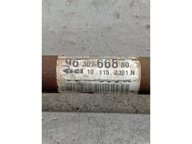 Recambio de transmision delantera derecha para peugeot 206 berlina xr referencia OEM IAM 9630766880  