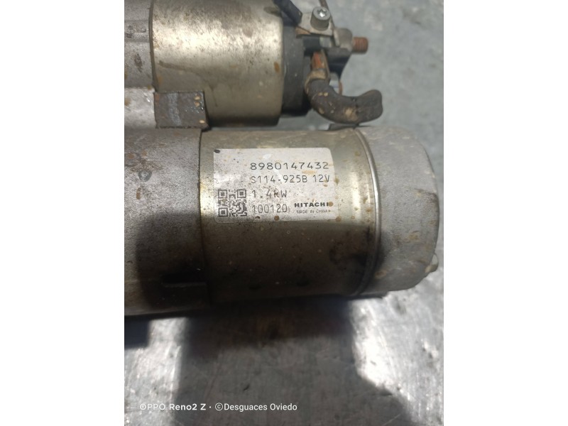 Recambio de motor arranque para opel astra h ber. enjoy referencia OEM IAM 8980147432 S114925B 