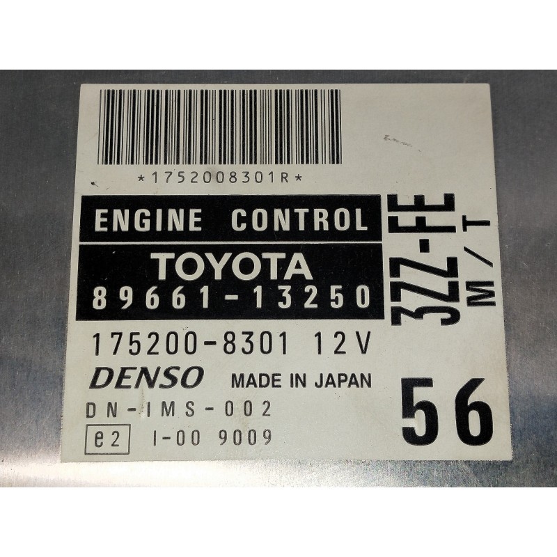 Recambio de centralita motor uce para toyota corolla (e12) 1.6 linea sol berlina 3/5 referencia OEM IAM 8966113250 1752008301 