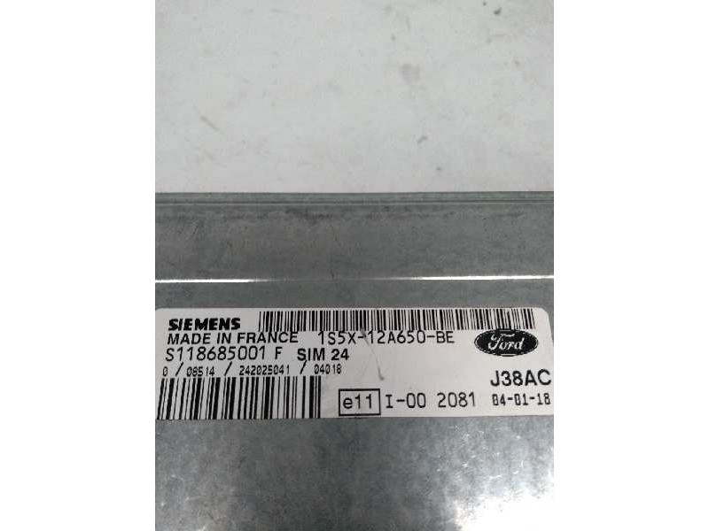 Recambio de centralita motor uce para ford ka (ccq) bitono referencia OEM IAM S118685001F 1S5X12A650BE SIM24