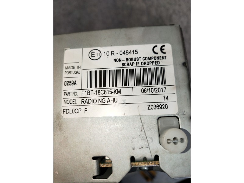 Recambio de sistema audio / radio cd para ford focus lim. trend referencia OEM IAM F1BT18C815KM  