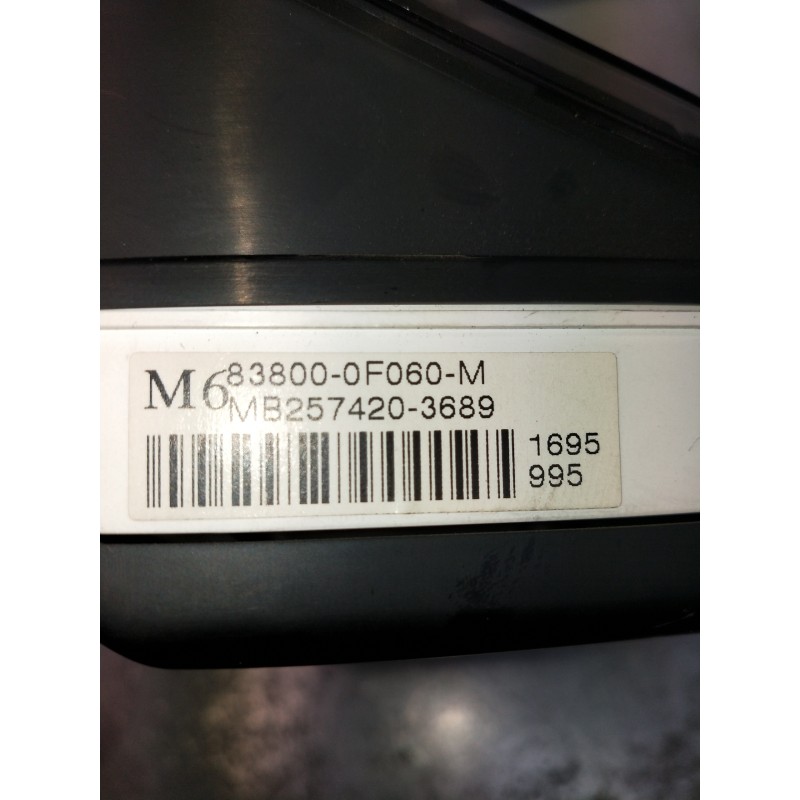 Recambio de cuadro instrumentos para toyota corolla verso (r1) 2.0 d-4d luna referencia OEM IAM 838000F060M  