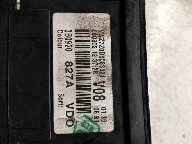 Recambio de cuadro instrumentos para volkswagen passat berlina (3b3) comfortline referencia OEM IAM 3B0920827A 110080198002 3B09