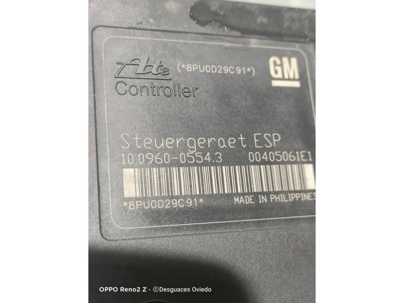 Recambio de abs para opel astra h ber. enjoy referencia OEM IAM 10096005543 13246535 10020602904