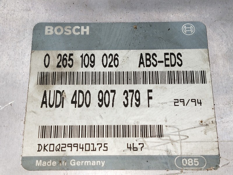 Recambio de centralita abs para audi a6 berlina (c4) 2.6 quattro referencia OEM IAM A265109026 4D0907379F 