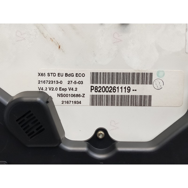 Recambio de cuadro instrumentos para renault clio ii fase ii (b/cb0) authentique referencia OEM IAM P8200261119 216723130 NS0010