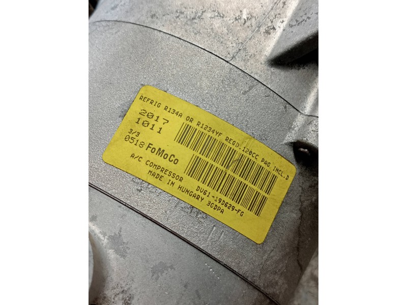 Recambio de compresor aire acondicionado para ford focus lim. trend referencia OEM IAM DV6119D629FG  