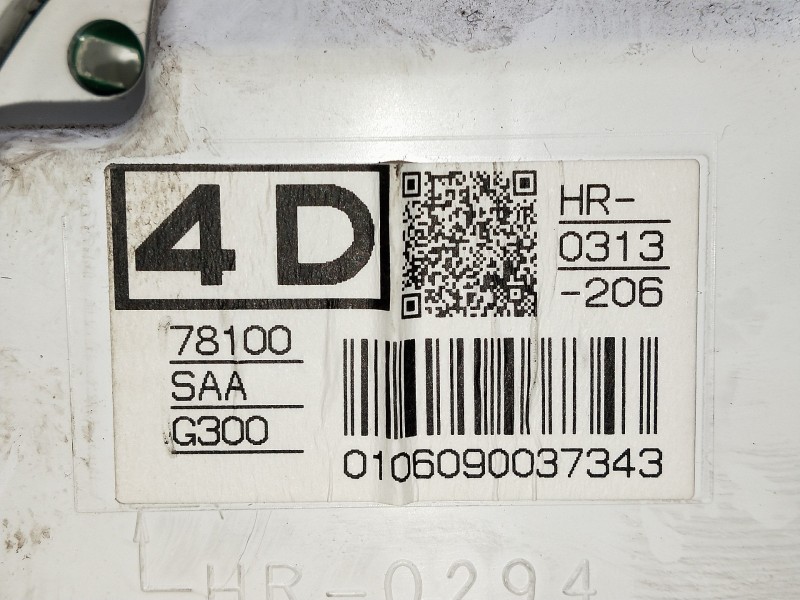 Recambio de cuadro instrumentos para honda jazz (gd1/5) 1.2 live referencia OEM IAM 78100SAAG300 0106090037343 