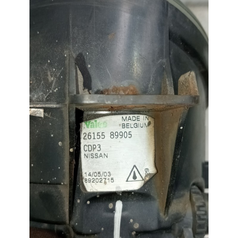 Recambio de faro antiniebla izquierdo para nissan almera (n16/e) 1.5 16v cat referencia OEM IAM 2615589905 89202715  Recambio de faro antiniebla izquierdo para nissan almera (n16/e) 1.5 16v cat referencia OEM IAM 2615589905 89202715