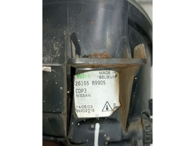 Recambio de faro antiniebla izquierdo para nissan almera (n16/e) 1.5 16v cat referencia OEM IAM 2615589905 89202715  Recambio de faro antiniebla izquierdo para nissan almera (n16/e) 1.5 16v cat referencia OEM IAM 2615589905 89202715