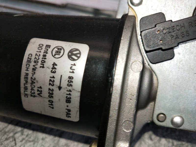 Recambio de motor limpia delantero para seat toledo (1m2) select referencia OEM IAM 1J1955113B  