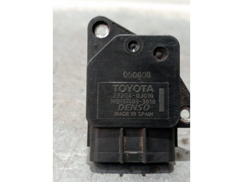 Recambio de caudalimetro para toyota avensis berlina (t25) 1.8 sol sedán (4-ptas.) referencia OEM IAM MB1974003010 222040J010 