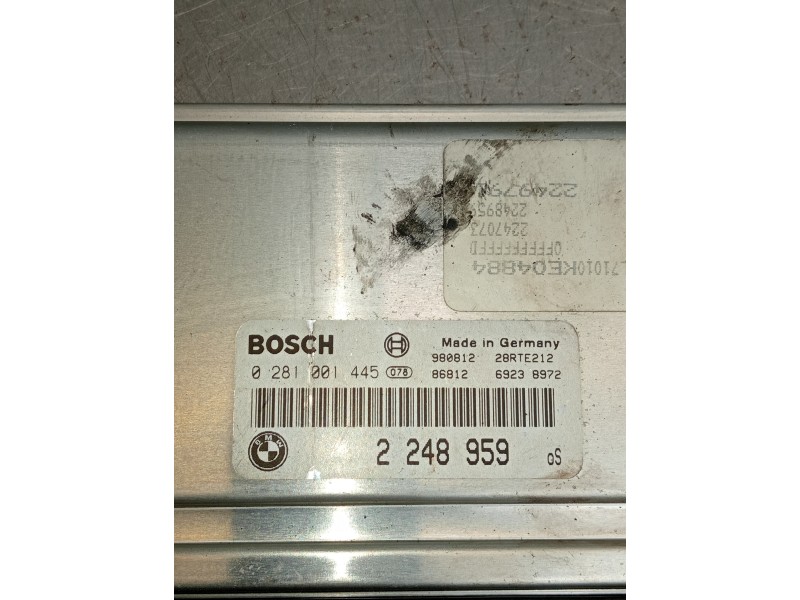 Recambio de centralita motor uce para bmw serie 3 berlina (e46) 320d referencia OEM IAM 2248959  