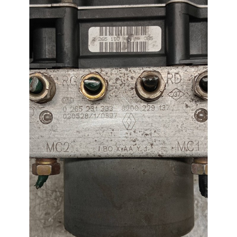 Recambio de abs para renault clio ii fase ii (b/cb0) authentique referencia OEM IAM 0265231333 8200229137 0265800316