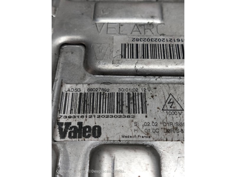 Recambio de centralita faros xenon para renault laguna ii (bg0) referencia OEM IAM 89027892  