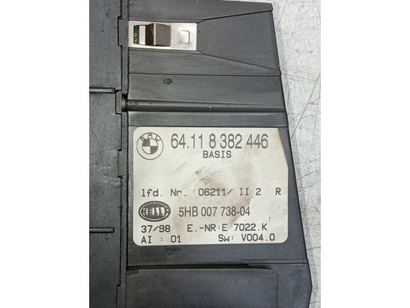 Recambio de mando calefaccion / aire acondicionado para bmw serie 3 berlina (e46) 320d referencia OEM IAM 64118382446  