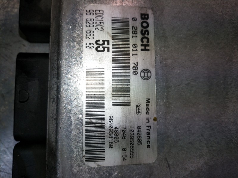 Recambio de centralita motor uce para citroen c5 berlina collection referencia OEM IAM 0281011780 9652966280 