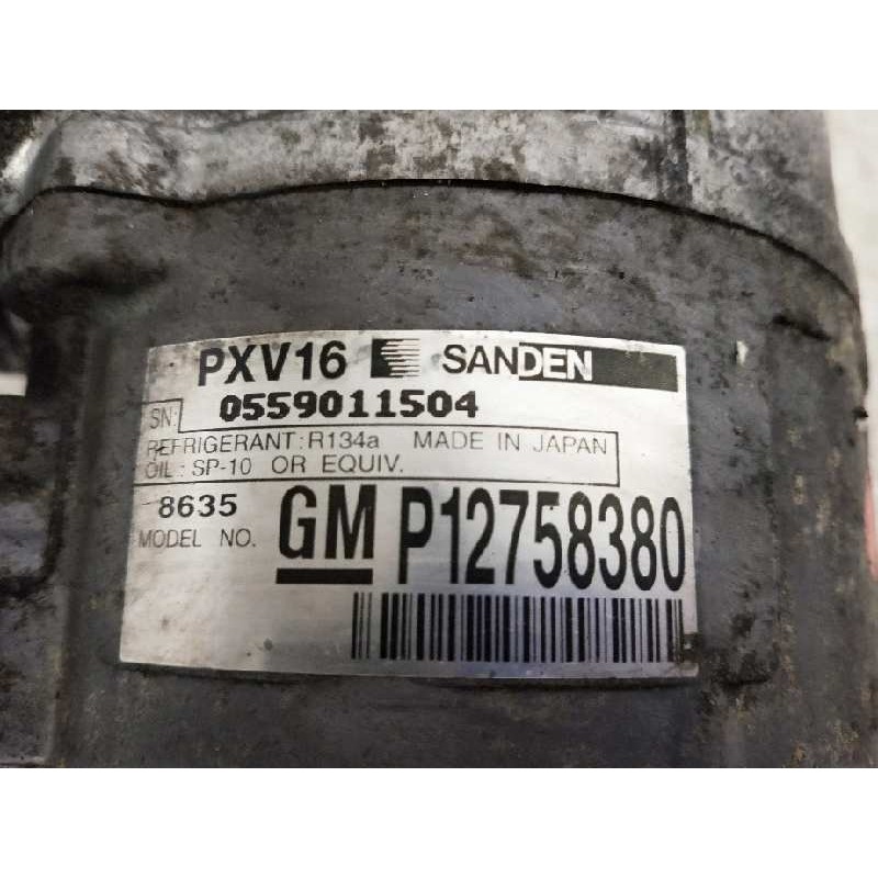 Recambio de compresor aire acondicionado para saab 9-5 berlina 2.3 turbo cat referencia OEM IAM PXV168635 8635 P12758380