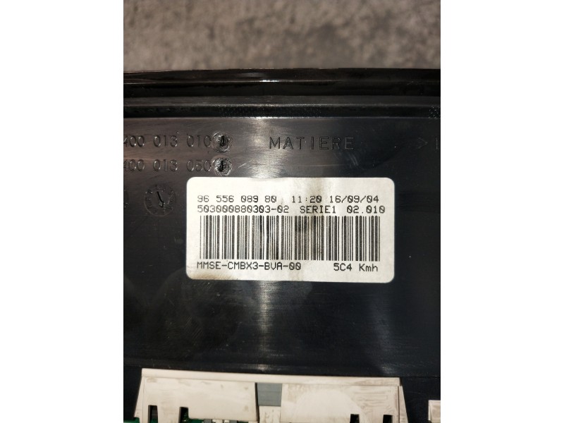 Recambio de cuadro instrumentos para citroen c5 berlina collection referencia OEM IAM 9655608980  