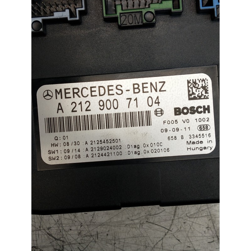 Recambio de caja reles / fusibles para mercedes clase clk (w207) coupe 350 cdi be prime edition (207.322) referencia OEM IAM 212