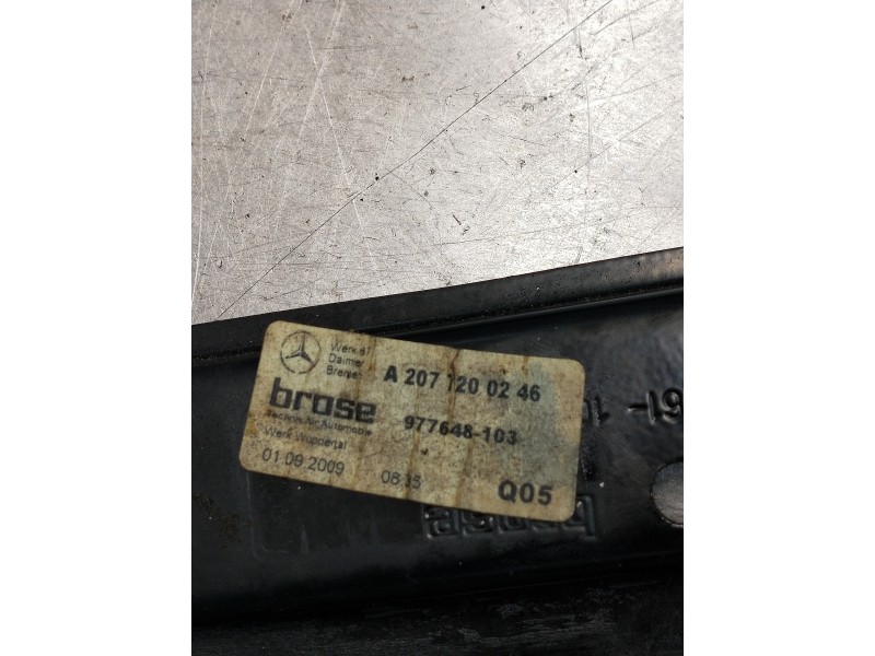 Recambio de elevalunas delantero derecho para mercedes clase clk (w207) coupe 350 cdi be prime edition (207.322) referencia OEM 