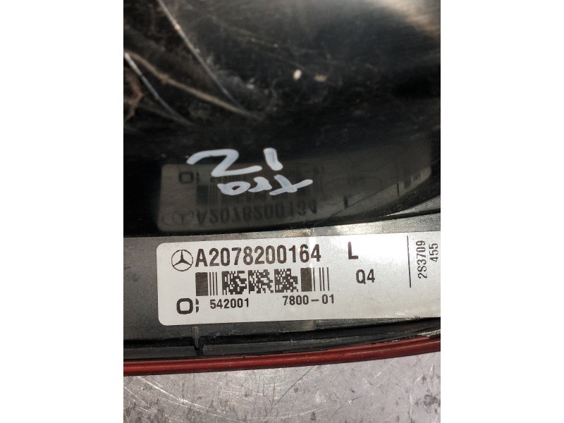 Recambio de piloto trasero izquierdo para mercedes clase clk (w207) coupe 350 cdi be prime edition (207.322) referencia OEM IAM 