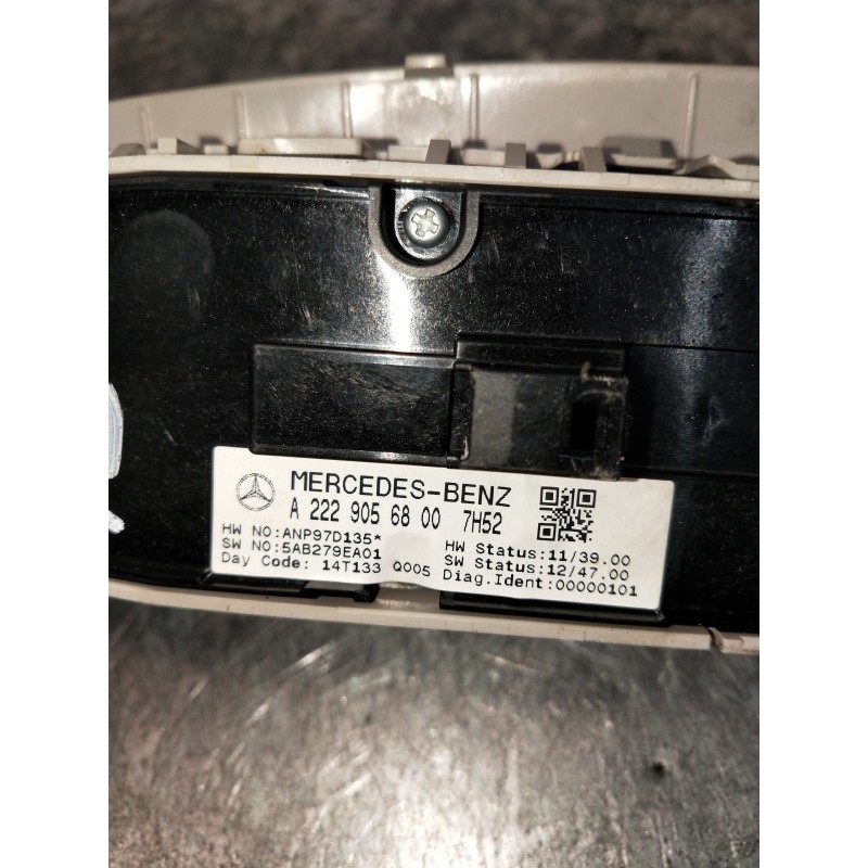 Recambio de mando elevalunas delantero izquierdo para mercedes clase c (w205) lim. c 220 cdi bluetec (205.004) referencia OEM IA