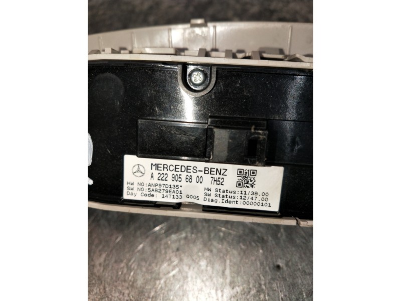 Recambio de mando elevalunas delantero izquierdo para mercedes clase c (w205) lim. c 220 cdi bluetec (205.004) referencia OEM IA