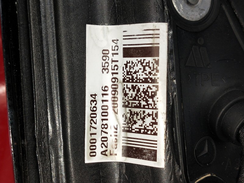 Recambio de retrovisor izquierdo para mercedes clase clk (w207) coupe 350 cdi be prime edition (207.322) referencia OEM IAM A207