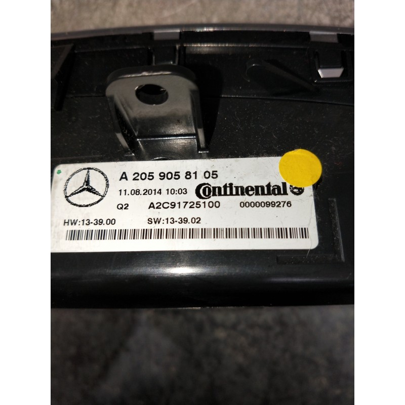 Recambio de mando calefaccion / aire acondicionado para mercedes clase c (w205) lim. c 220 cdi bluetec (205.004) referencia OEM 
