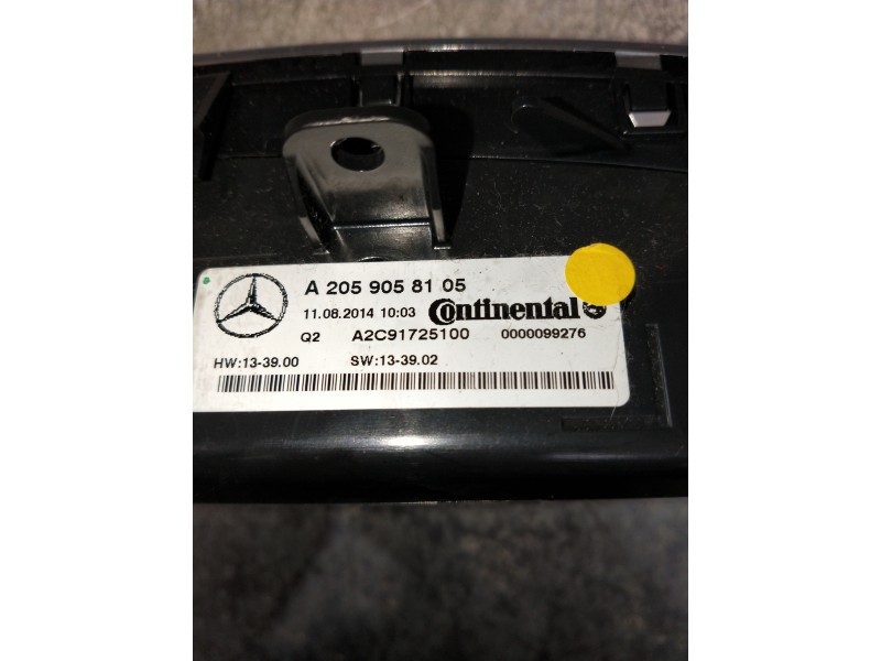 Recambio de mando calefaccion / aire acondicionado para mercedes clase c (w205) lim. c 220 cdi bluetec (205.004) referencia OEM 