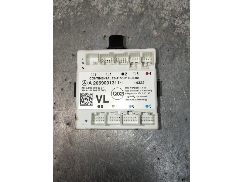 Recambio de modulo electronico para mercedes clase c (w205) lim. c 220 cdi bluetec (205.004) referencia OEM IAM A2059001311 A205