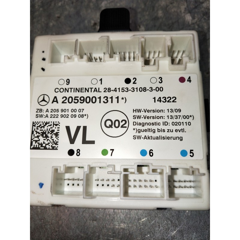 Recambio de modulo electronico para mercedes clase c (w205) lim. c 220 cdi bluetec (205.004) referencia OEM IAM A2059001311 A205