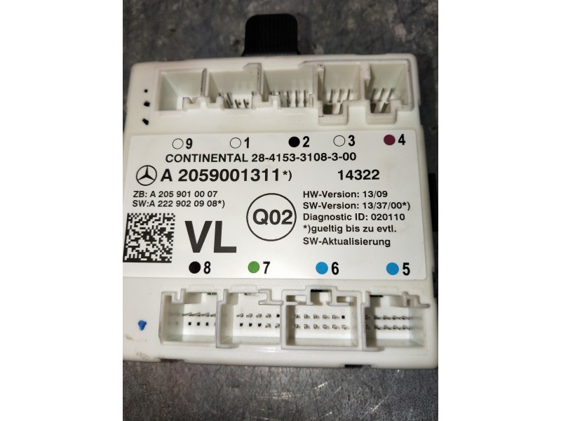 Recambio de modulo electronico para mercedes clase c (w205) lim. c 220 cdi bluetec (205.004) referencia OEM IAM A2059001311 A205